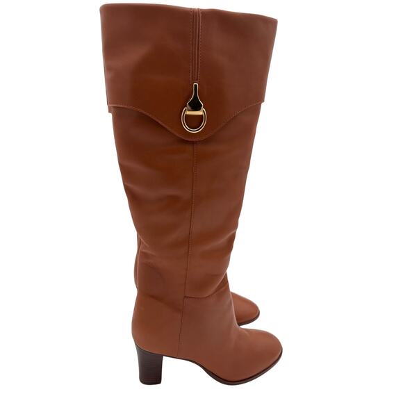 Areezo Brown Leather Boot Size 6.5 - Picture 5 of 9